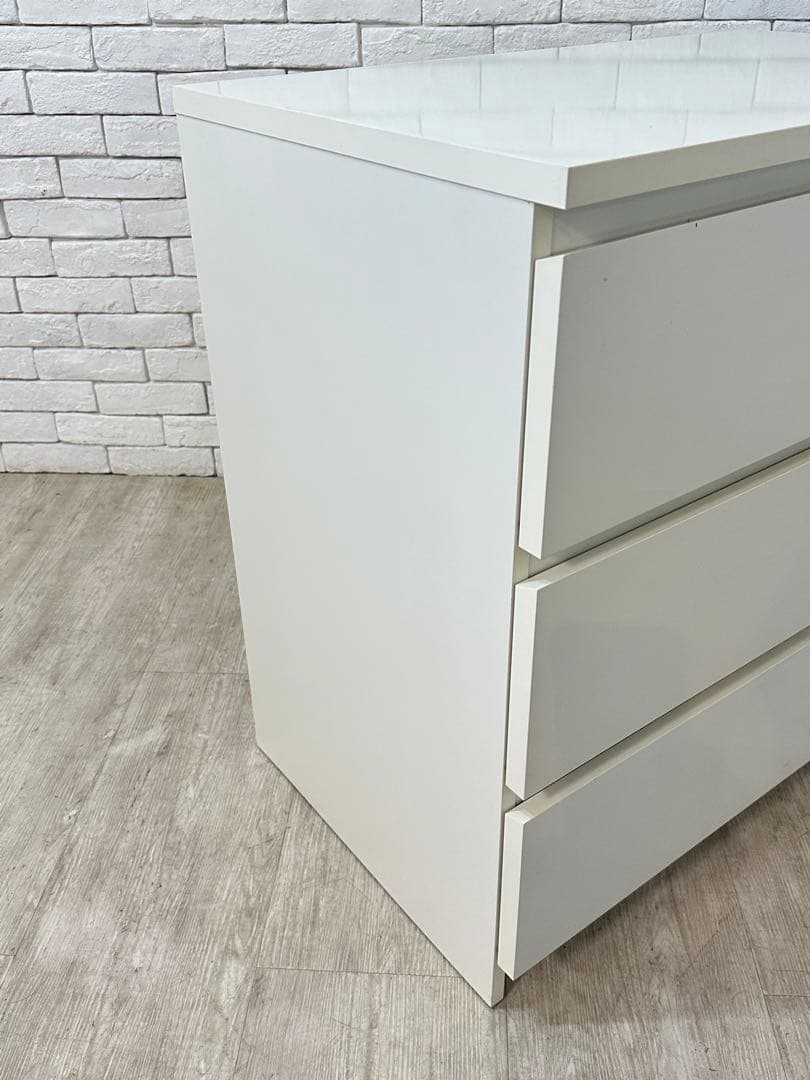 【東京都内23区配送無料】イケア　チェスト　棚　タンス　洋服　マルム　MALM