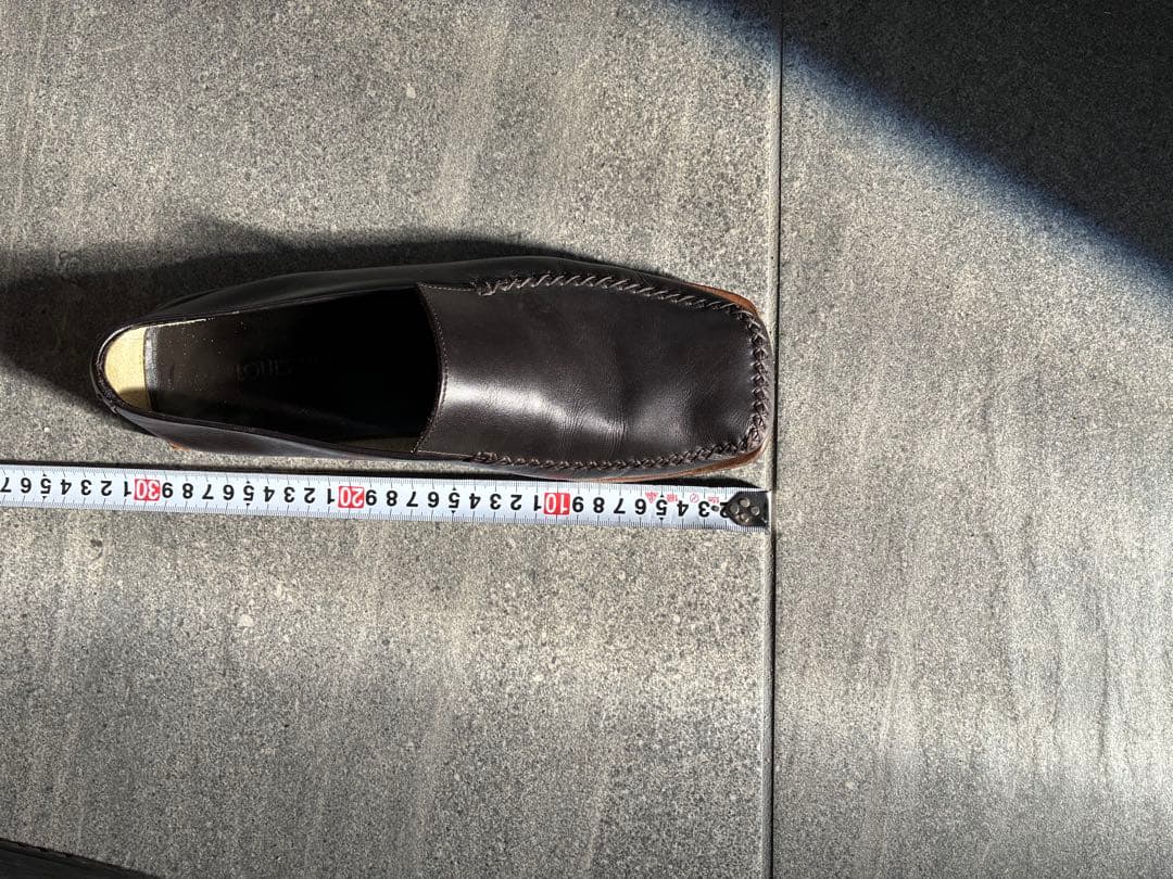 【美品】Louis Vuitton ダークブラウン ローファー