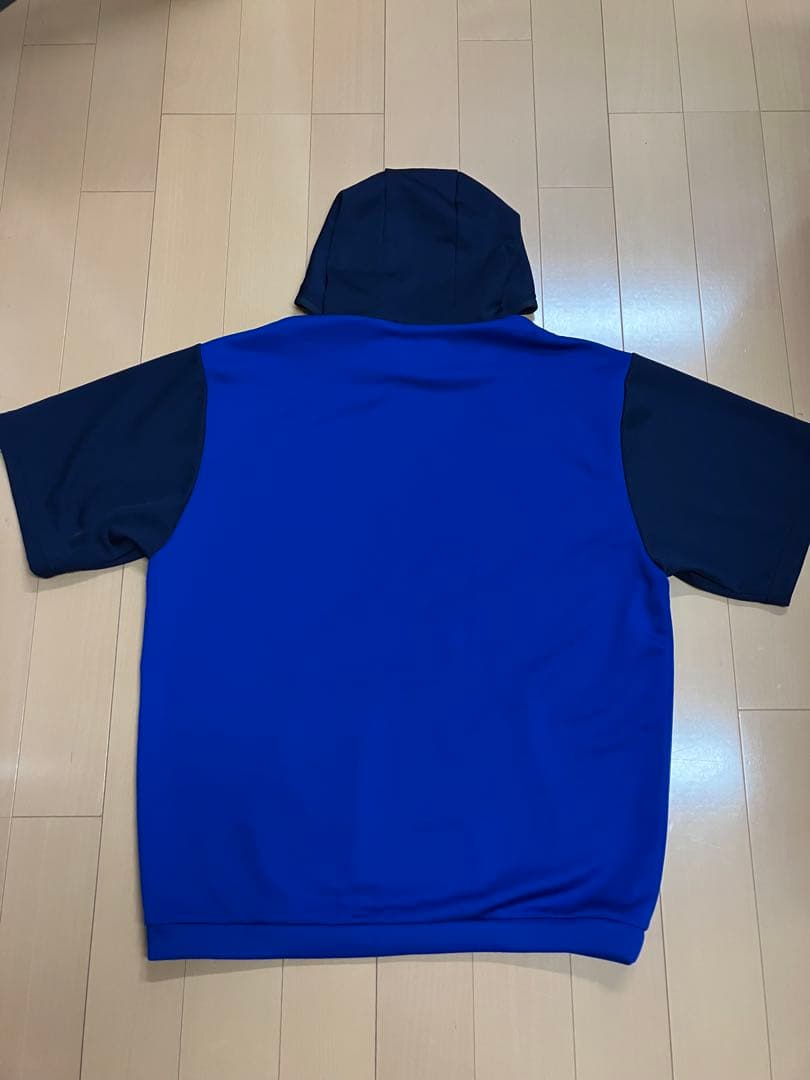 横浜Denaベイスターズ　プロコレクション　オーセンティック　半袖　パーカー