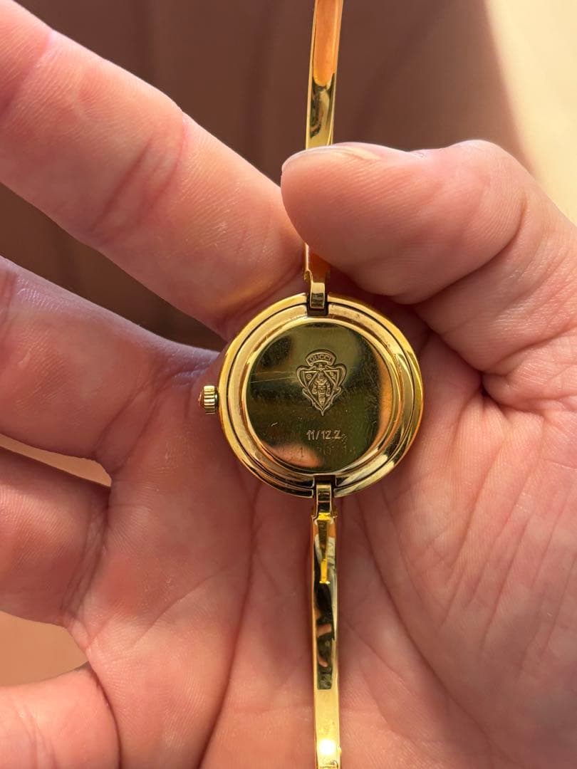 グッチ GUCCI チェンジベゼル バングルウォッチ 腕時計 ジャンク