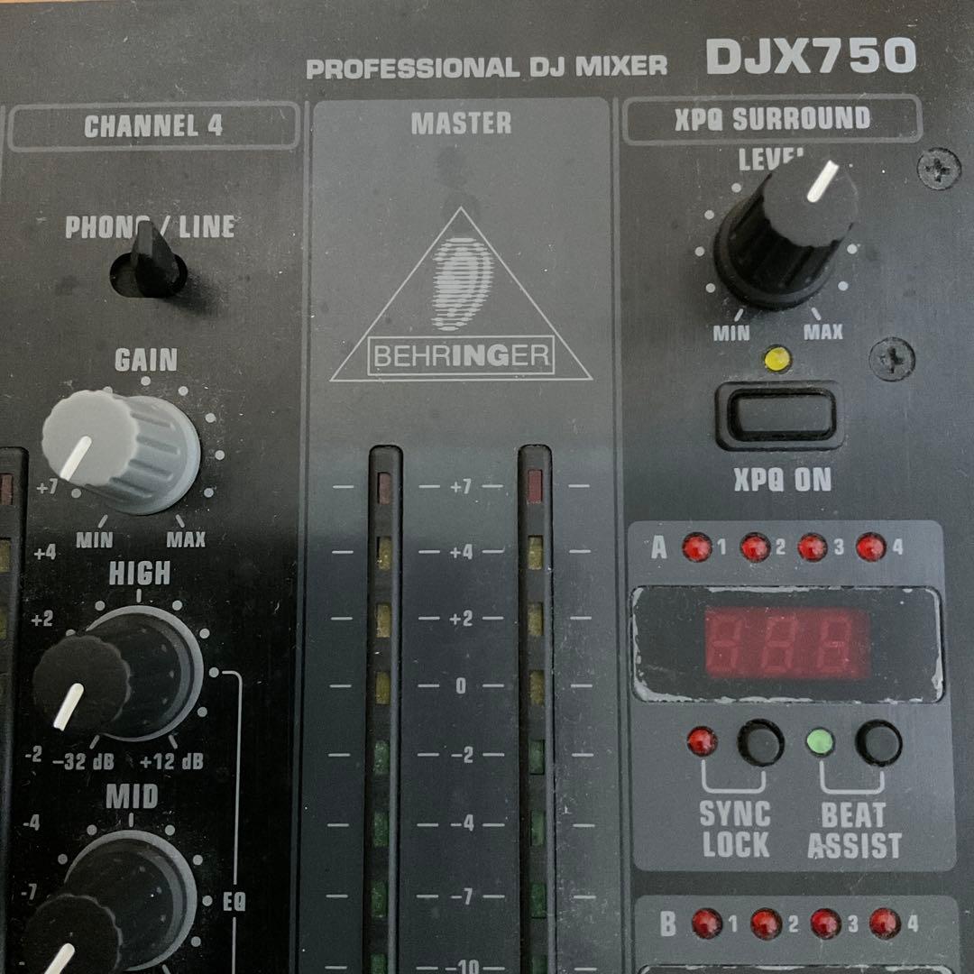 週末セールBEHRINGER DJX750 DJミキサー