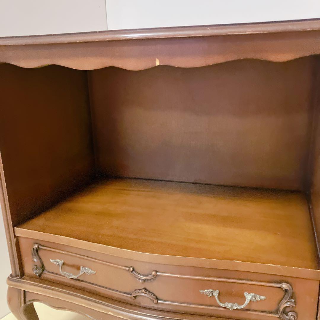 猫脚　アンティーク調　コンソール　サイドチェスト　キャビネット　レトロ