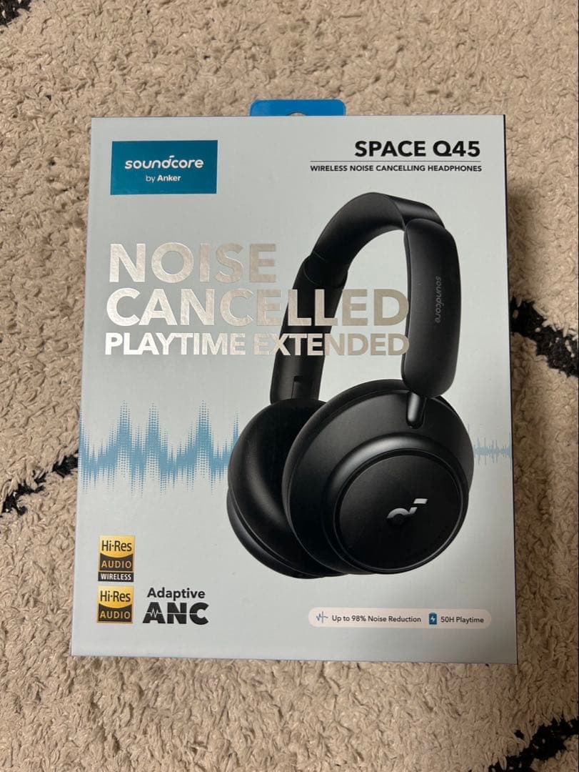 Anker SPACE Q45 ワイヤレスヘッドホン ノイズキャンセリング