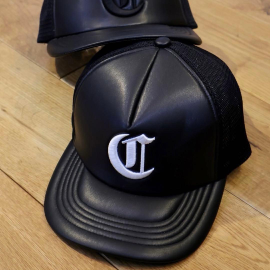 帽子 COOTIE Faux Leather 5 Panel Mesh Cap