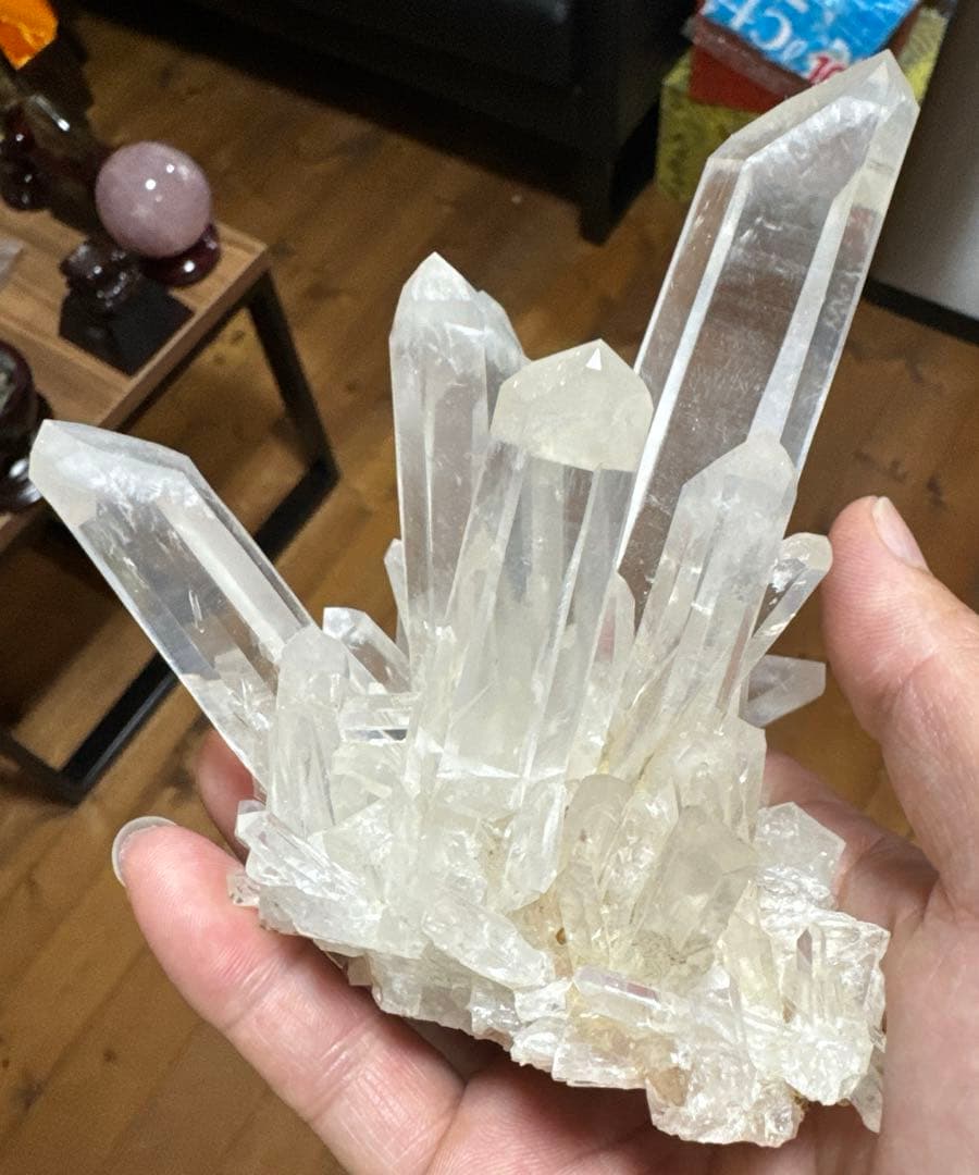 【高品質】コロンビア産　レムリアン水晶クラスター