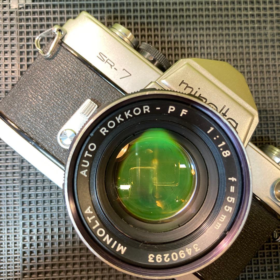 カメラ　フィルム　ミノルタ SR-7 稼働品　f=55mm F1.8
