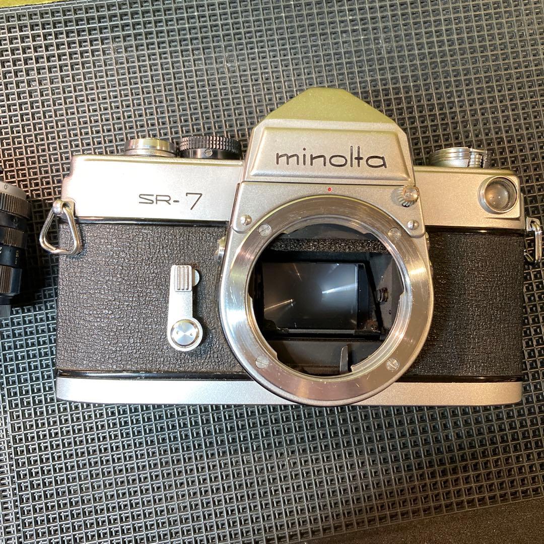 カメラ　フィルム　ミノルタ SR-7 稼働品　f=55mm F1.8