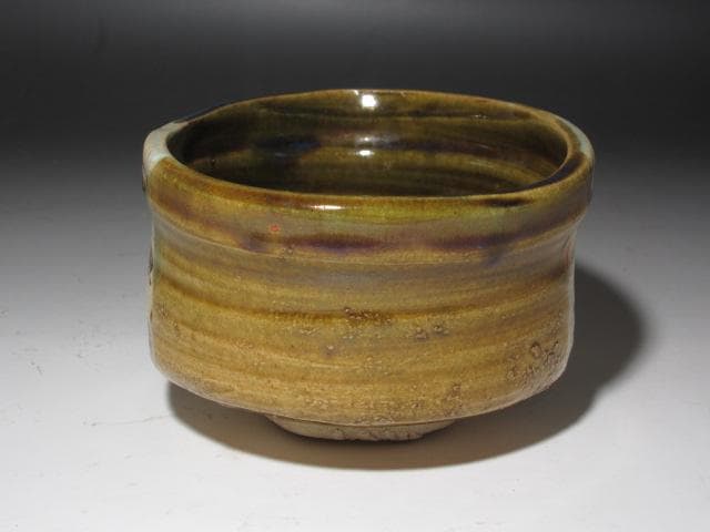 ☆　加藤卓男　織部茶碗　味わい深い一品です☆y292