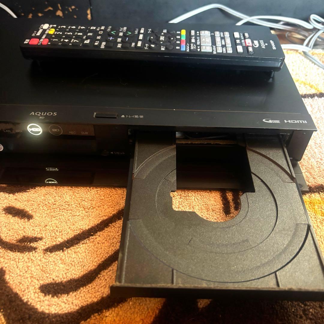 美品　SHARP シャープ ブルーレイ&HDDレコーダー　BD-NW1200