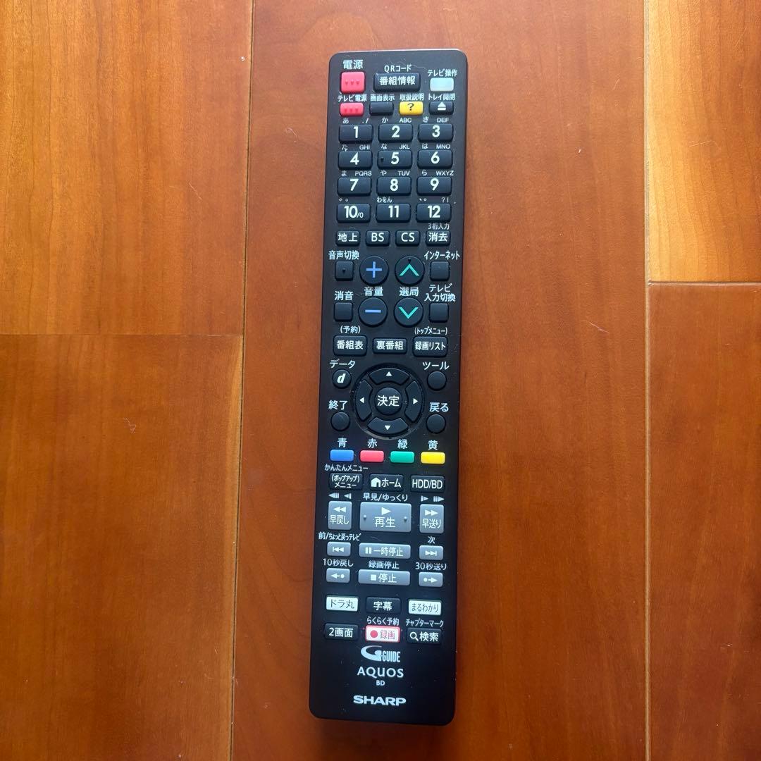 美品　SHARP シャープ ブルーレイ&HDDレコーダー　BD-NW1200