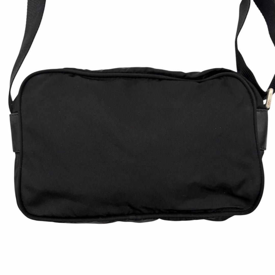 PRADA ナイロン カメラバッグ サコッシュ 三角ロゴ ブラック プラダ