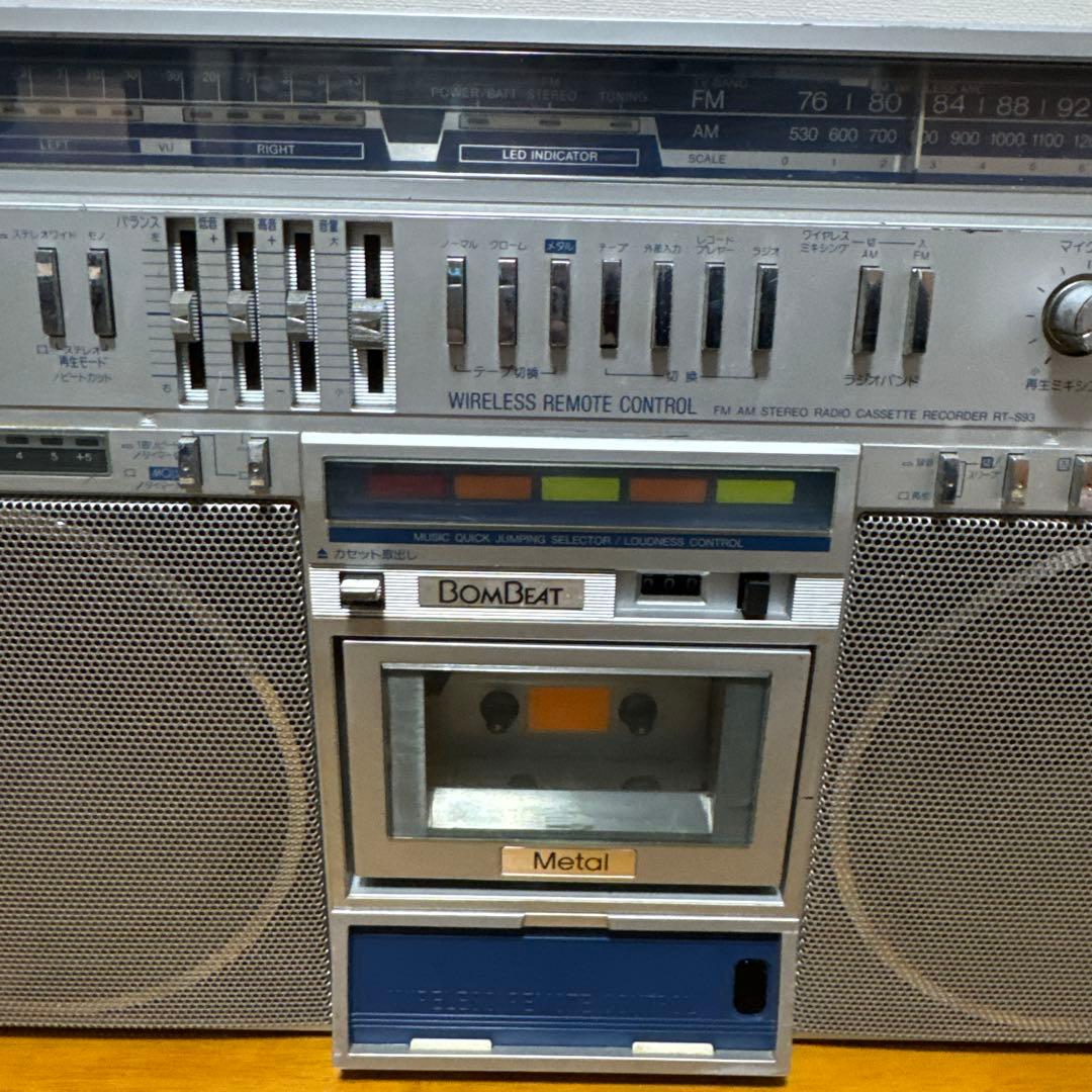 TOSHIBA RT-S93 ワイヤレスラジカセ 通電確認済み