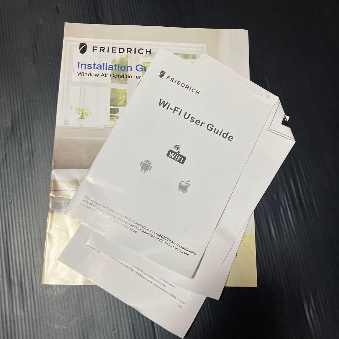 FRIEDRICH CCF08A10A エアコン　Alexa 窓枠