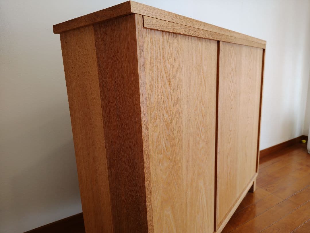 オーク材　無垢 　本棚　 飾り棚　棚