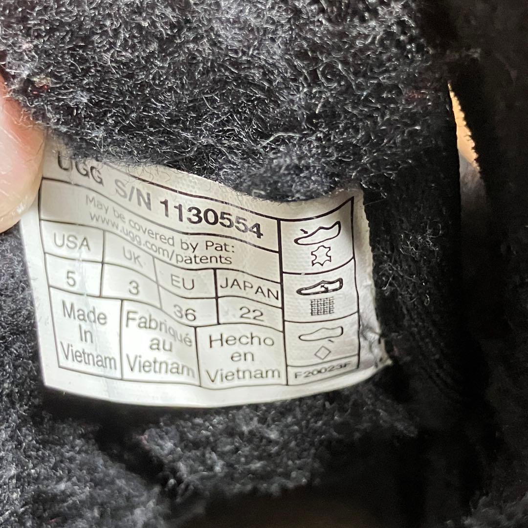 （K26066）★美品★UGG アグ ニューメル プラットフォーム 22㎝