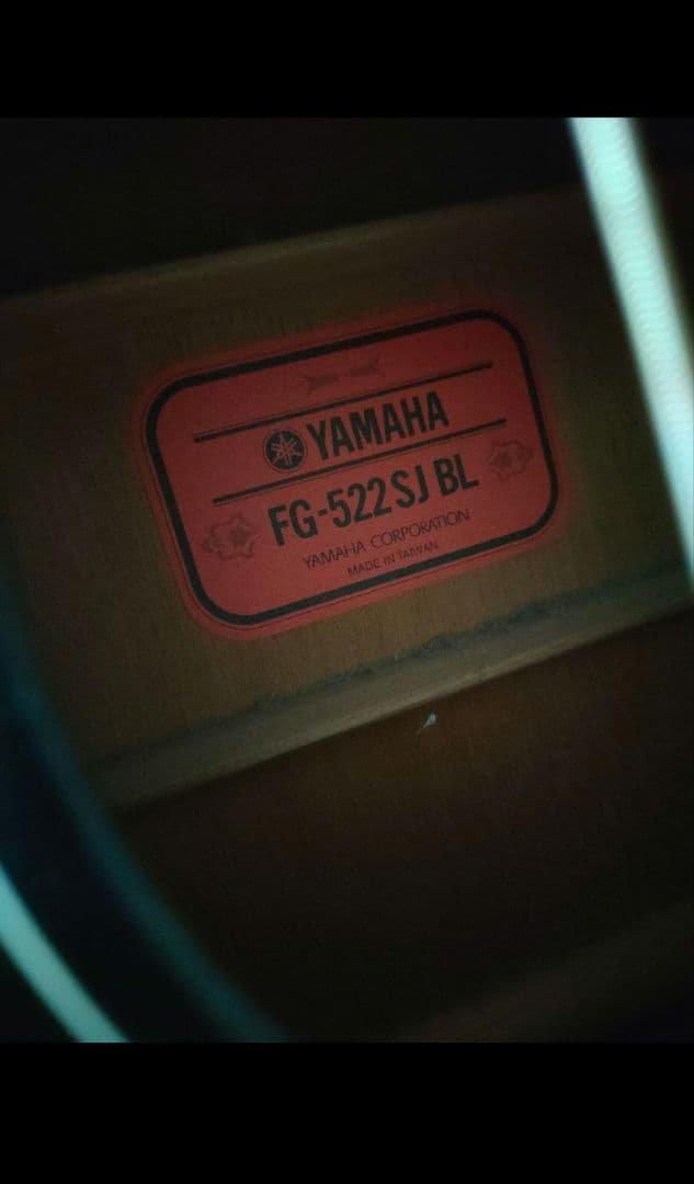 YAMAHA アコースティックギター FG-522 SJBL　替え弦付き！