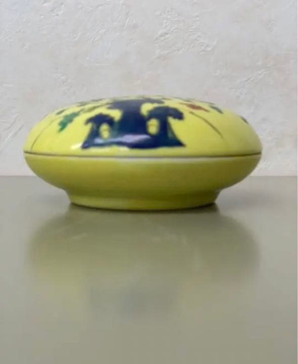 中国清光绪年製琺瑯彩•粉彩香盒　骨董唐物コレクション古美術品アンティーク江戸青磁