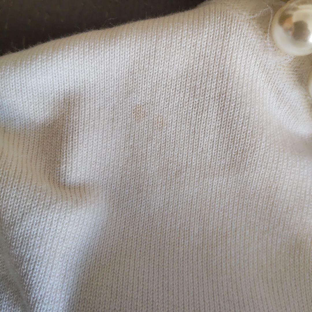 新品タグ付き！ランバンオンブルー刺繍パールカーディガン 38