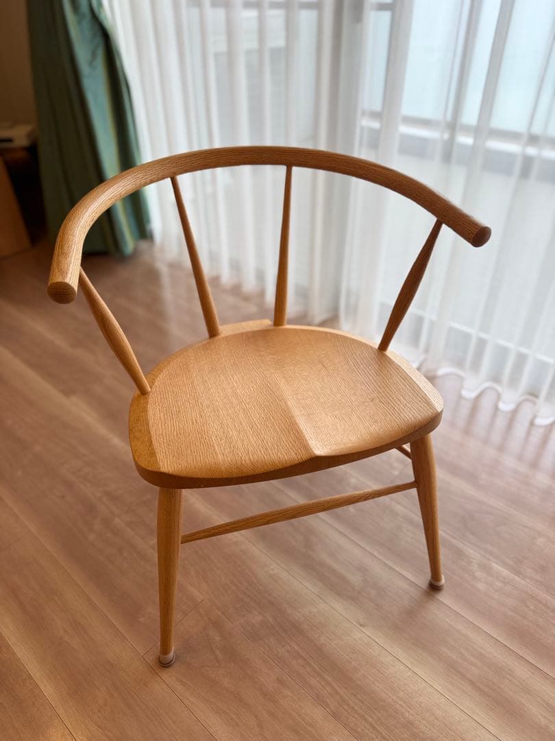 高山ウッドワークスカフェチェア 木製ダイニングチェア④