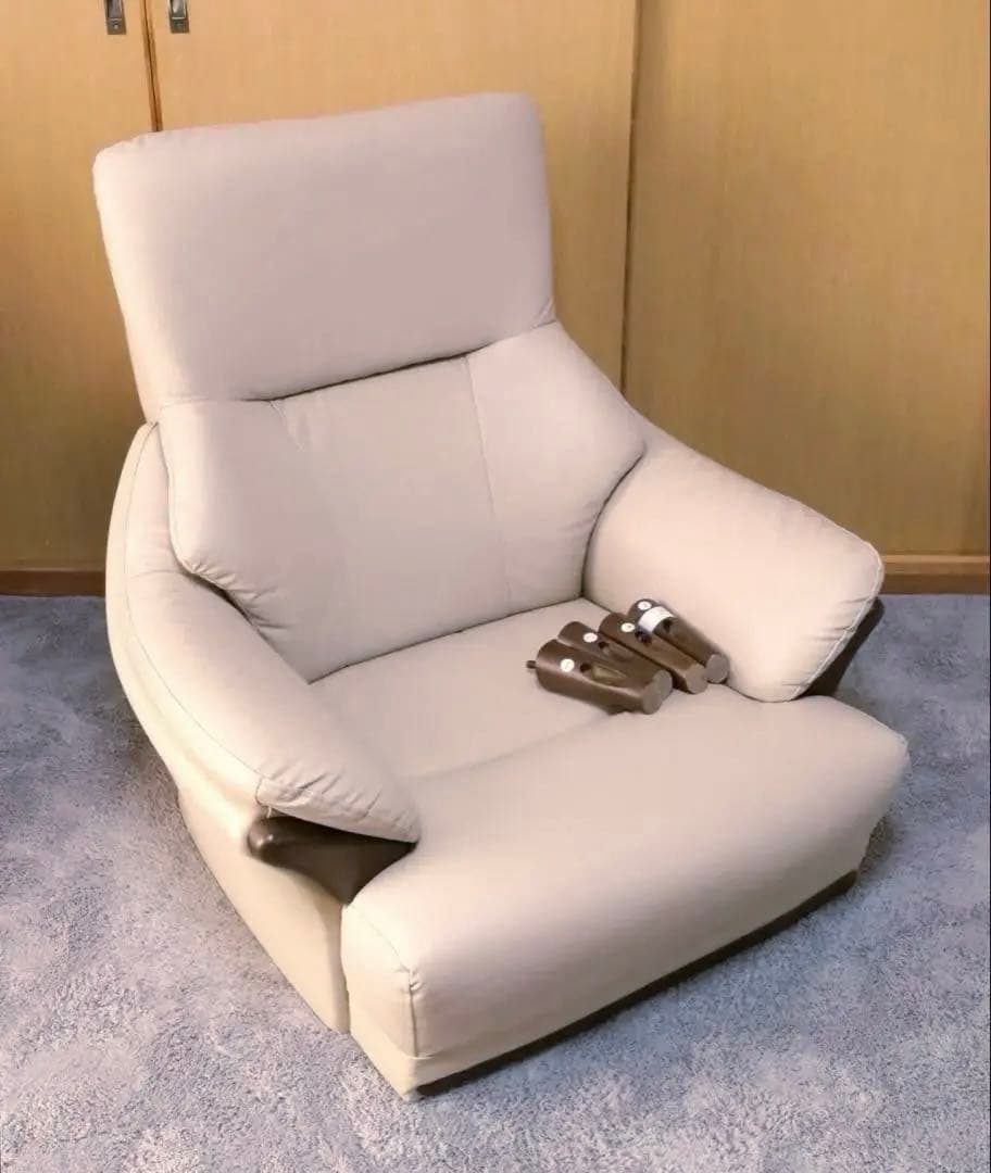 美品！ニトリ 1人用ソファ(Nシールド コウテイ3) パーソナルチェア