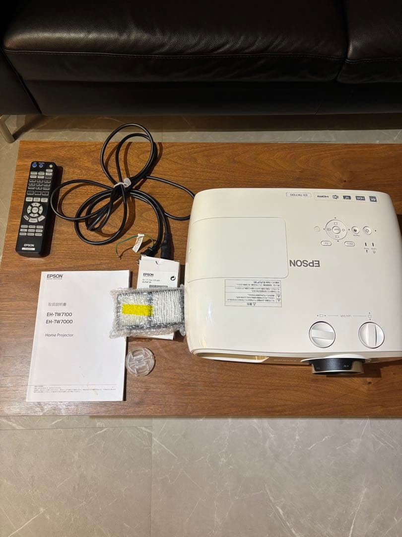 【ランプ205h】EPSON EH-TW7100 4Kプロジェクター おまけ付