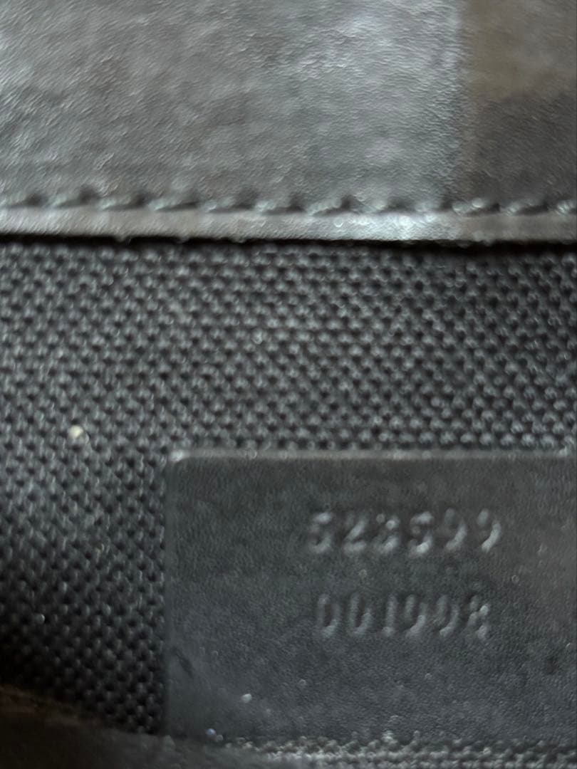 GUCCI スモール メッセンジャー ショルダーバッグ GGスプリーム ブラック