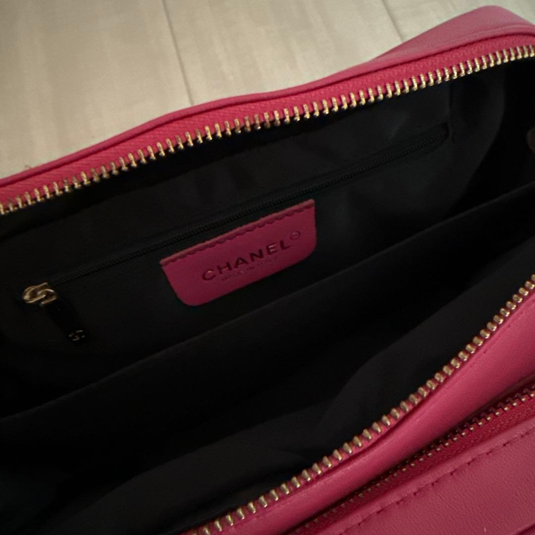 CCマーク　ピンクバック　ショルダー　ボディクロス