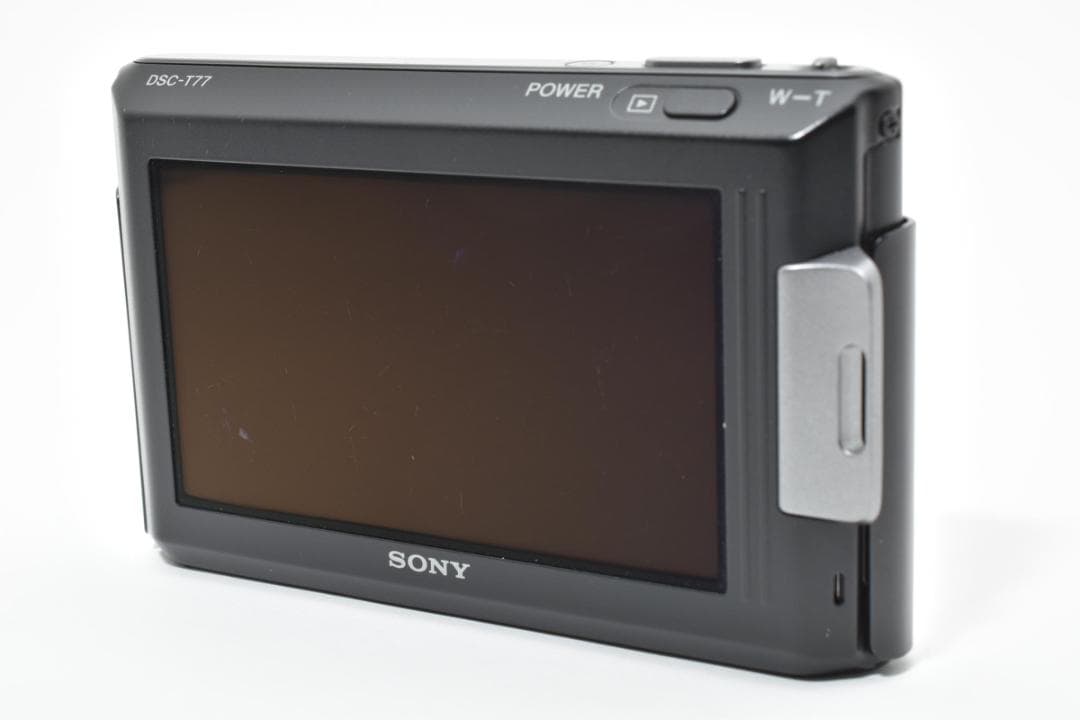 【美品】SONY Cyber-shot DSC-T77 ブラック　動作確認済