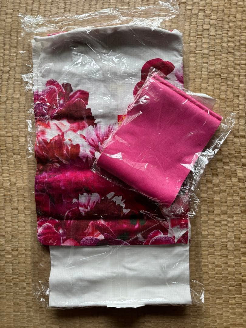 浴衣　浴衣帯セット浴衣　rady レディー　リゾフラ　リゾートフラワー