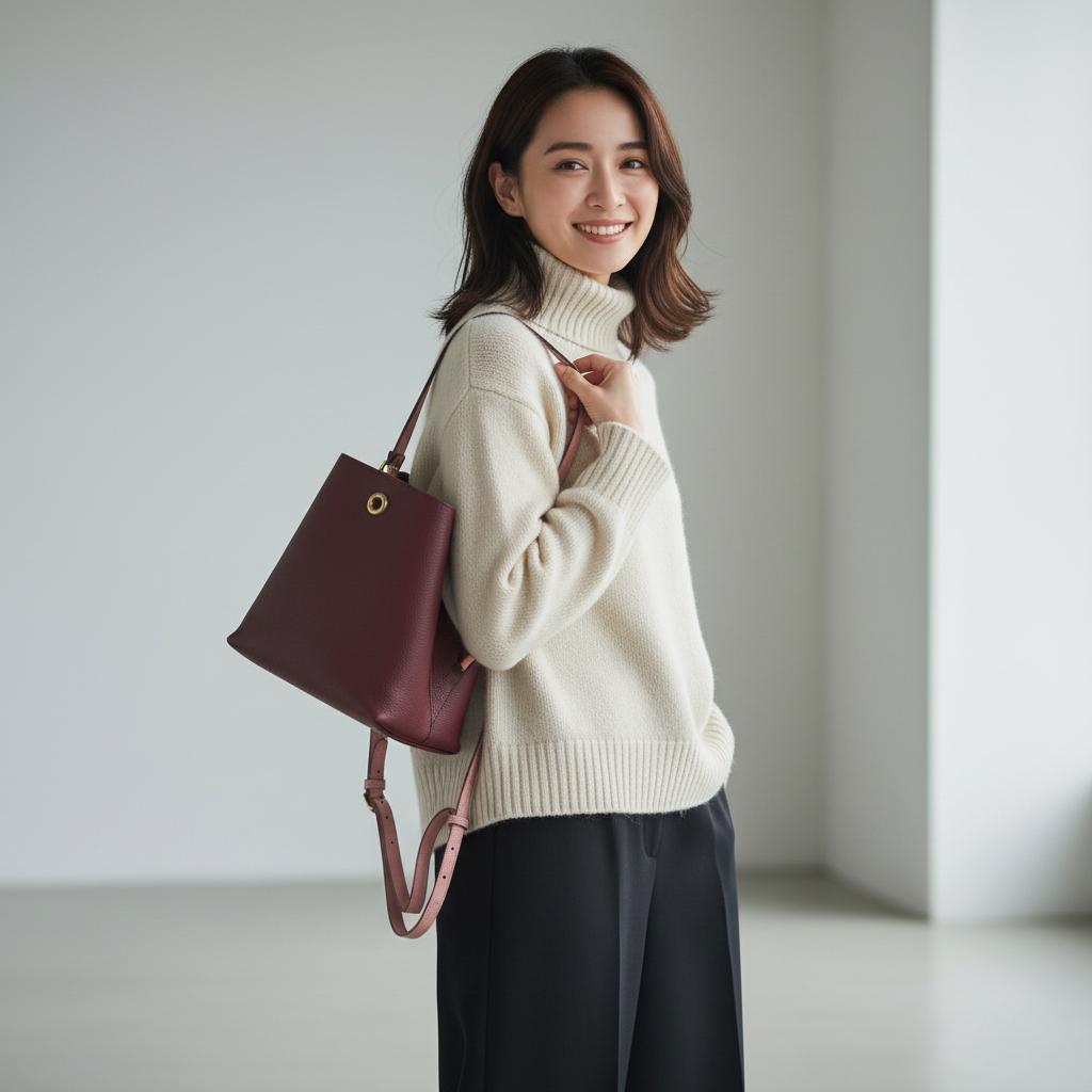 COACH 2WAY ショルダーバッグ　ハンドバッグ バーガンディ ピンク