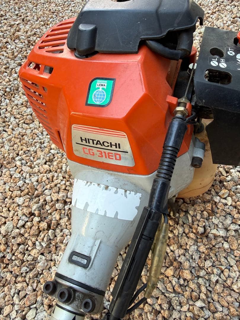 動作確認済　一発始動　日立HITACHI CG31ED　エンジン草刈機