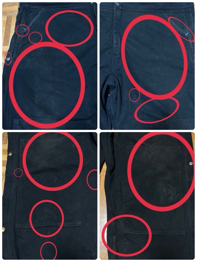 カーハートCarhartt 中綿 ダック地 ダブルニーオーバーオール S131