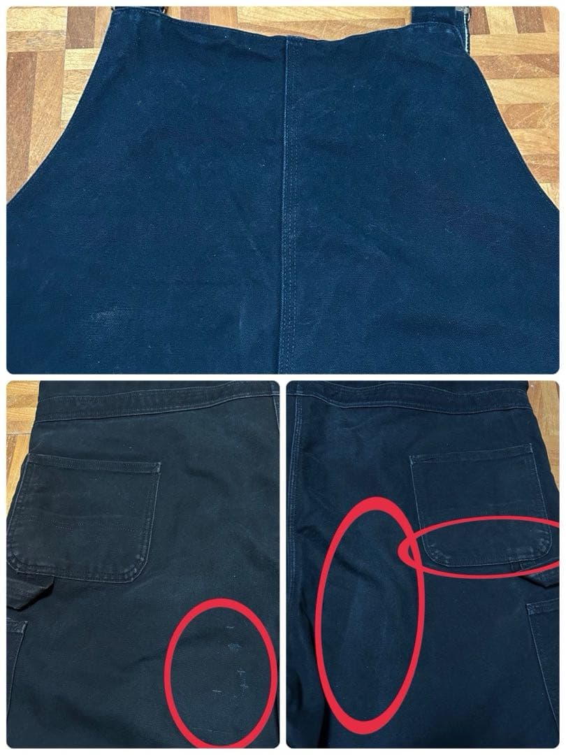 カーハートCarhartt 中綿 ダック地 ダブルニーオーバーオール S131