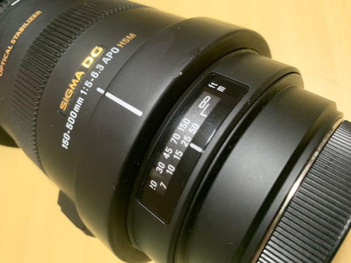 SIGMA超望遠レンズAPO150-500mm F5-6.3 DG OS HSM