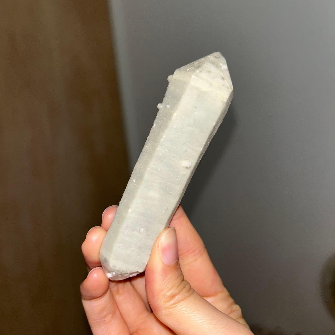 内モンゴル産 カルサイトクォーツ 天然石 レア 置物