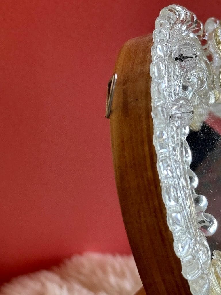 ムラーノガラス　＜Ａ＞　壁掛け・スタンドミラー　ベネチアンガラス　イタリア