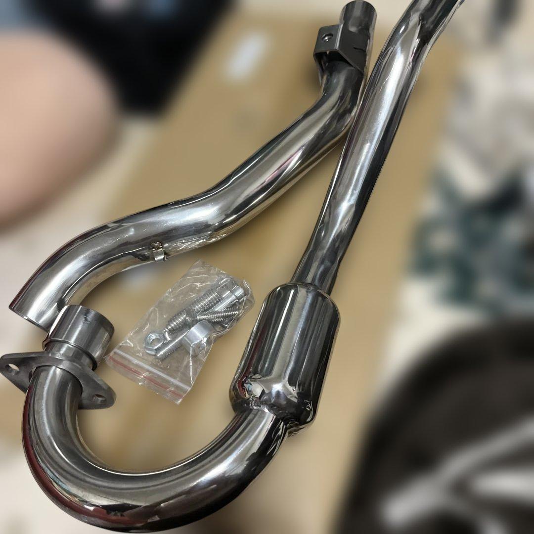 ステンレススチール マフラー 440mm