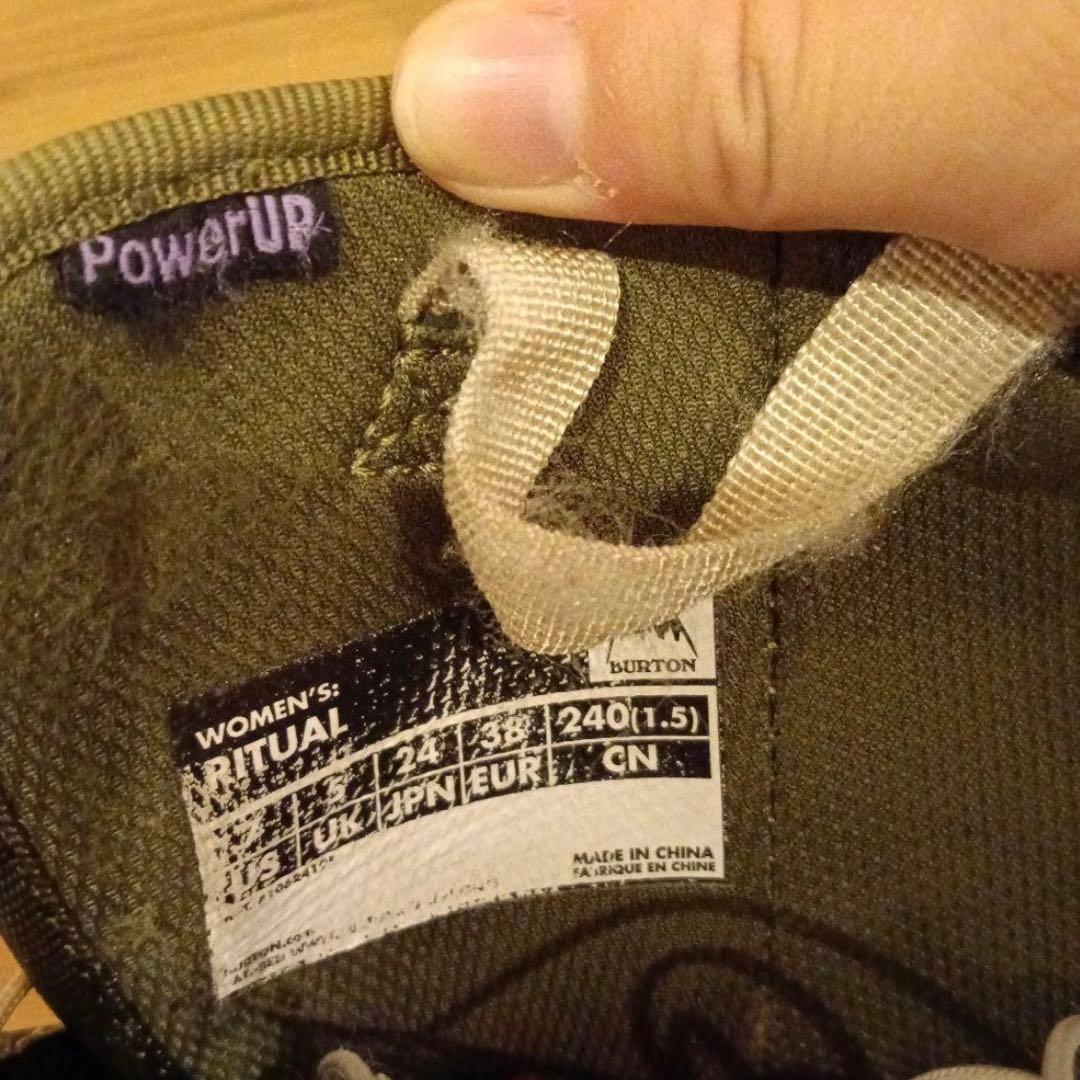 BURTON スノーボードブーツ WOMENS RITUAL オリーブグリーン