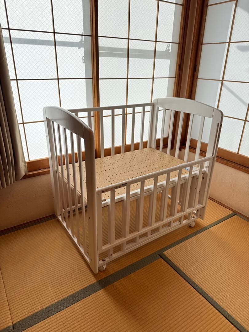 Katoji ベビーベッド　ミニサイズ　ホワイト