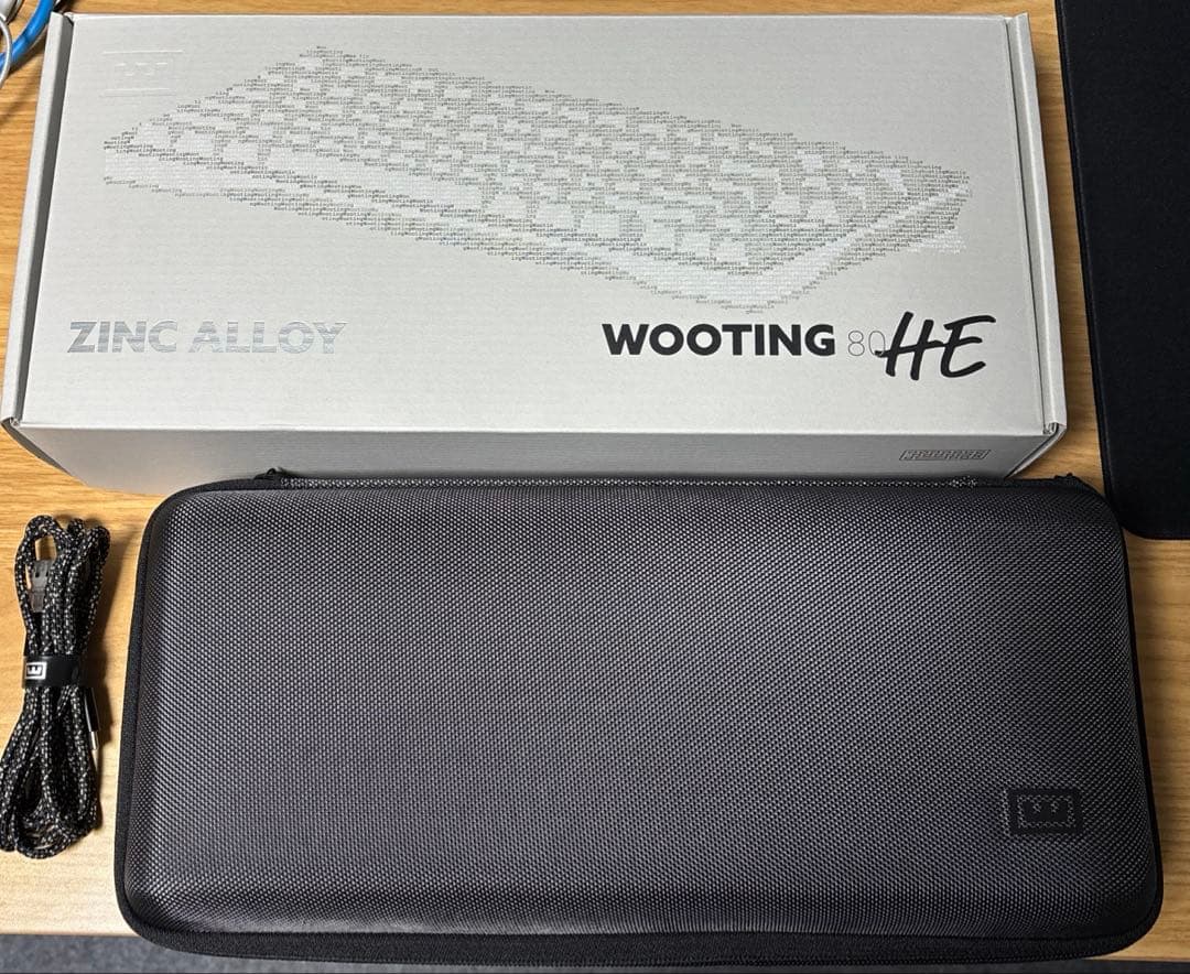 中古 Wooting 80HE Zinc Alloy Black ANSI配列