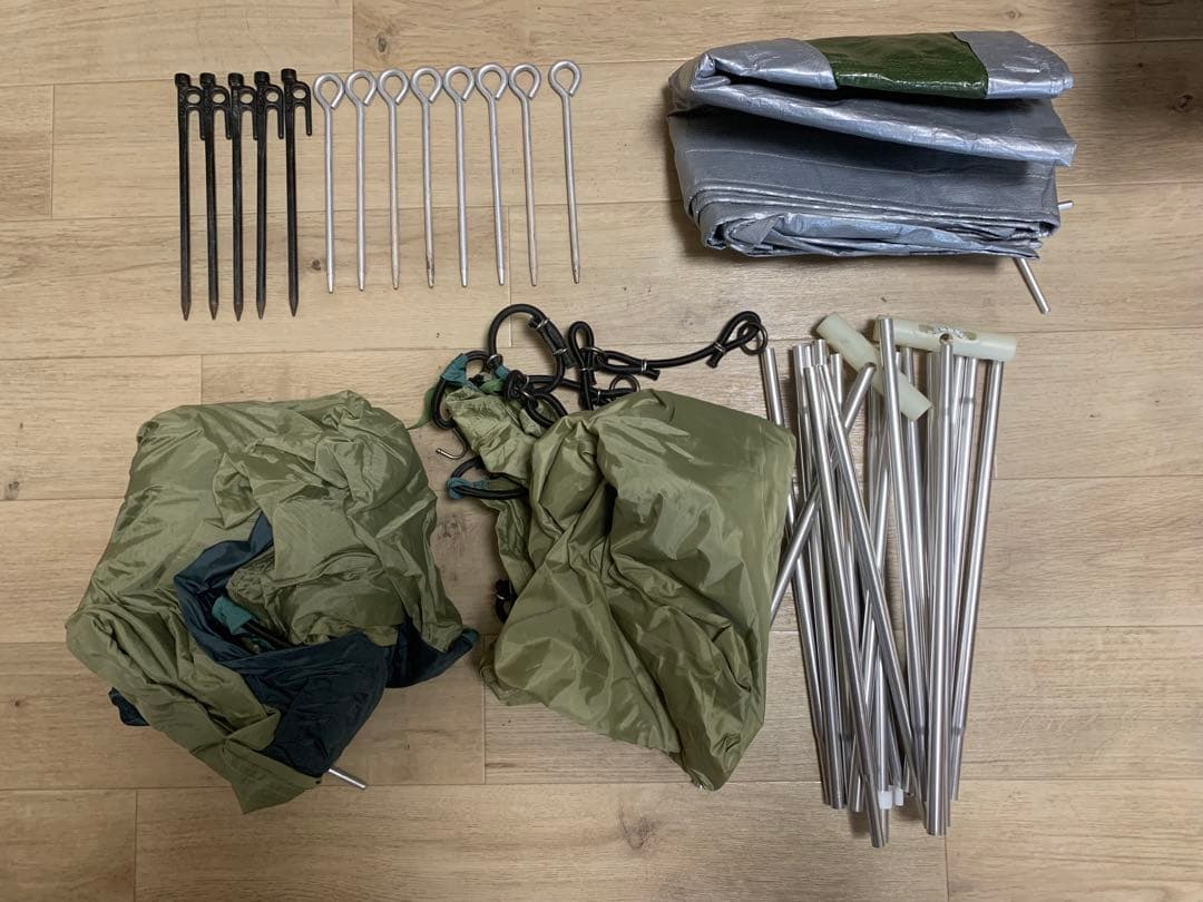 旧型 1型 グランドシート付き ムーンライトテント　mont-bell モンベル