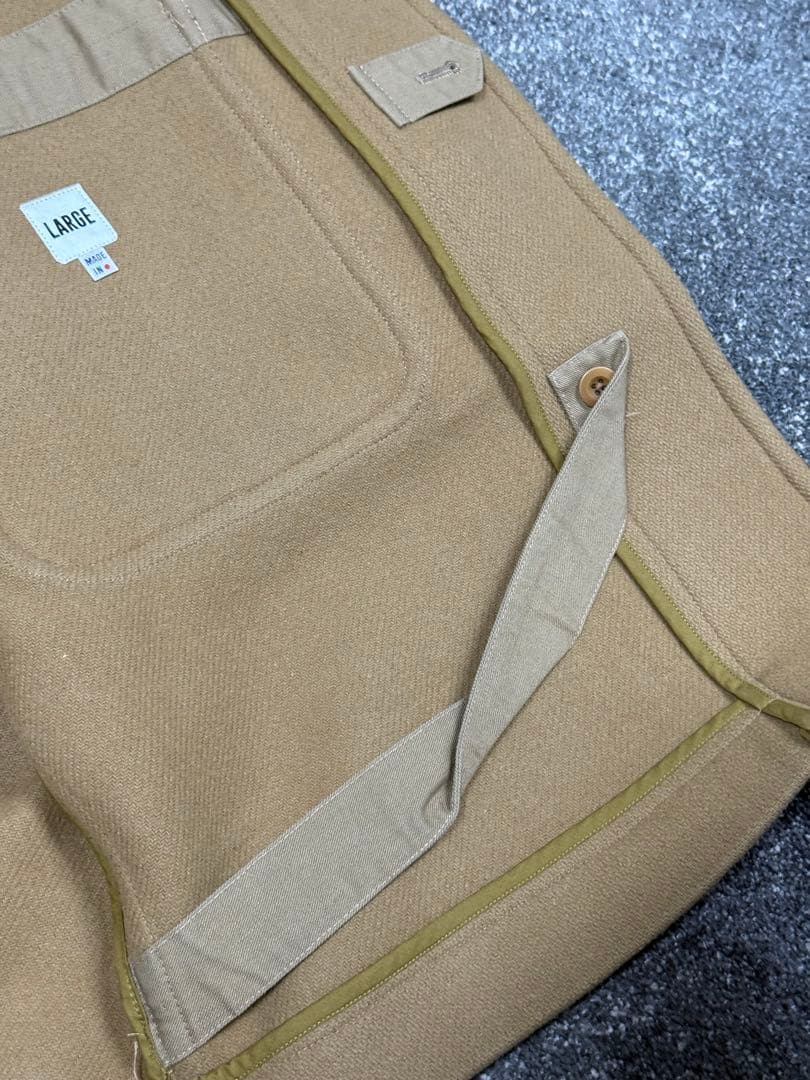 KAPTAIN SUNSHINE ショールカラーダッフルコート　サイズL