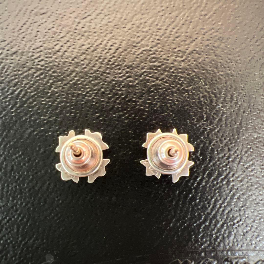 クロムハーツ CHプラススタッドピアスwithダイヤモンド　両耳