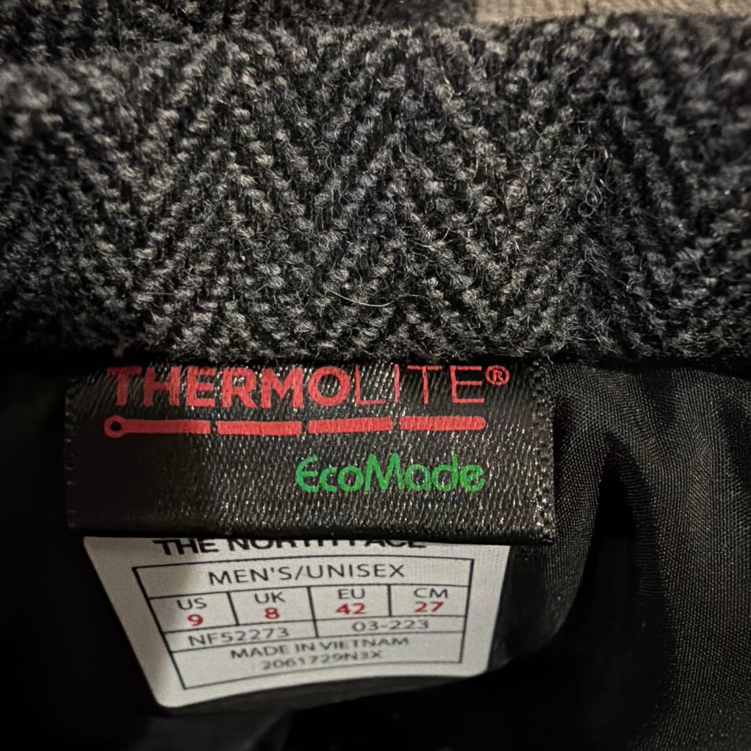 ノースフェイス ヌプシ ブーティー WP Ⅶ 27cm ウールブラック　ショート