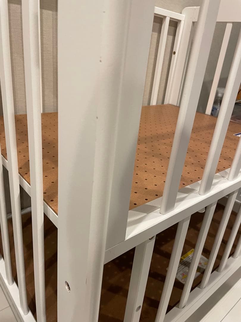 【アユム】KATOJI ホワイト 木製ミニベビーベッド