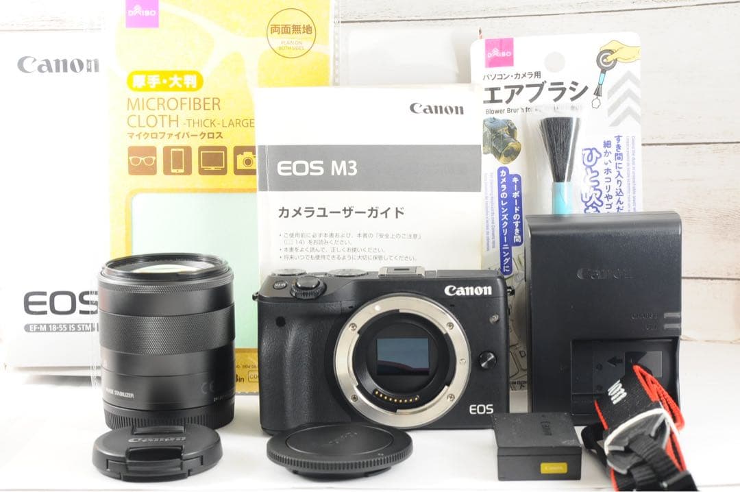 ❤️人気ミラーレス❤️Wi-Fi &自撮り❤️Canon EOS M3