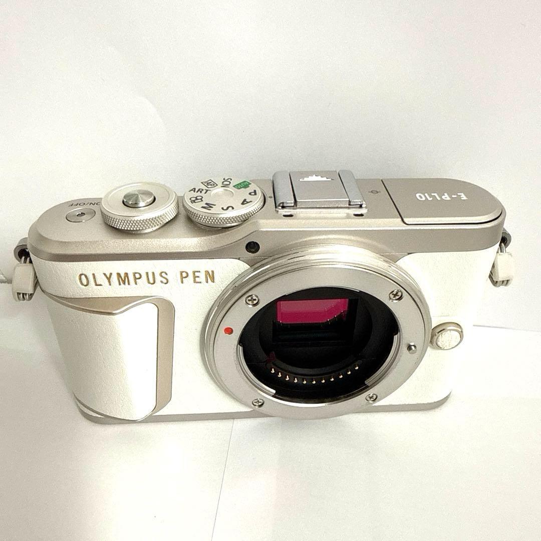 ⭐️自撮りもスマホ転送OK⭐️OLYMPUS PEN E-PL10 ホワイト⭐️