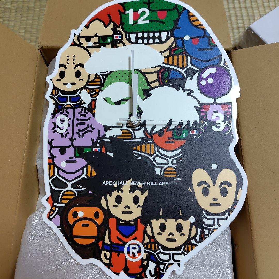 アベイシングエイプ✕ドラゴンボール壁掛け時計