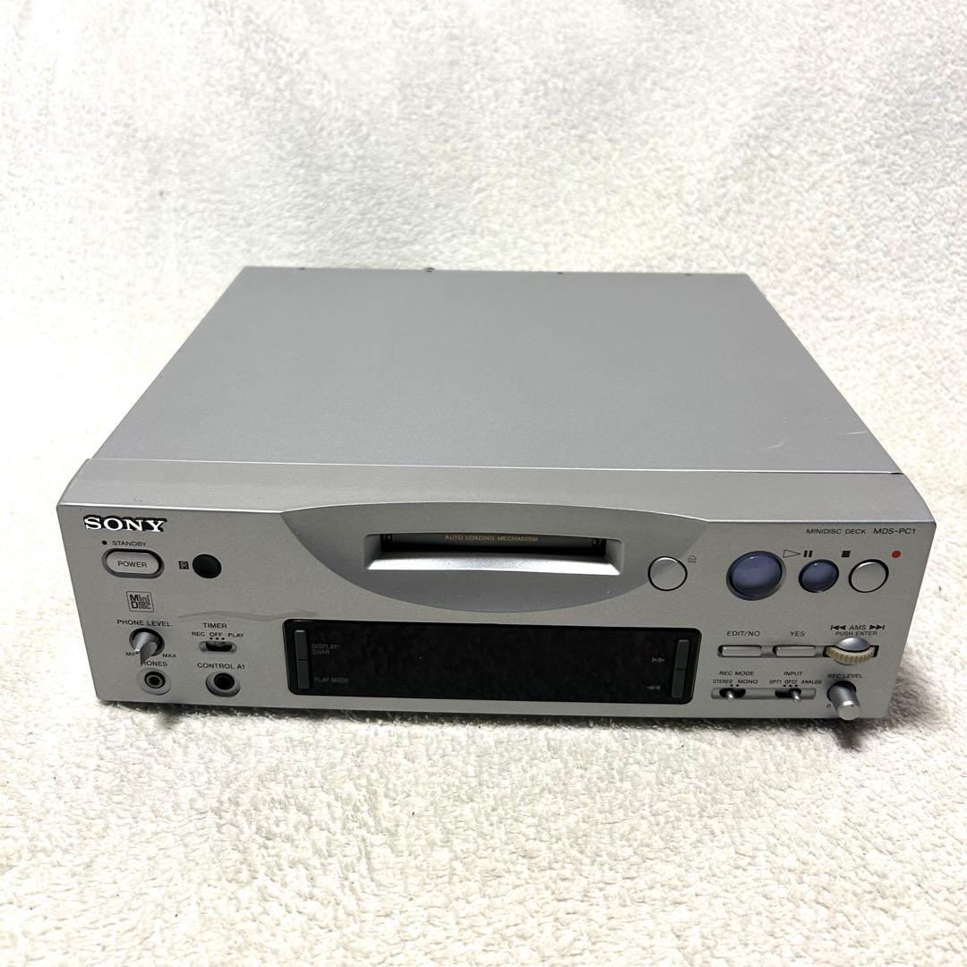 【極美品 動作確認済】SONY ソニー MDS-PC1 MDデッキ レコーダー