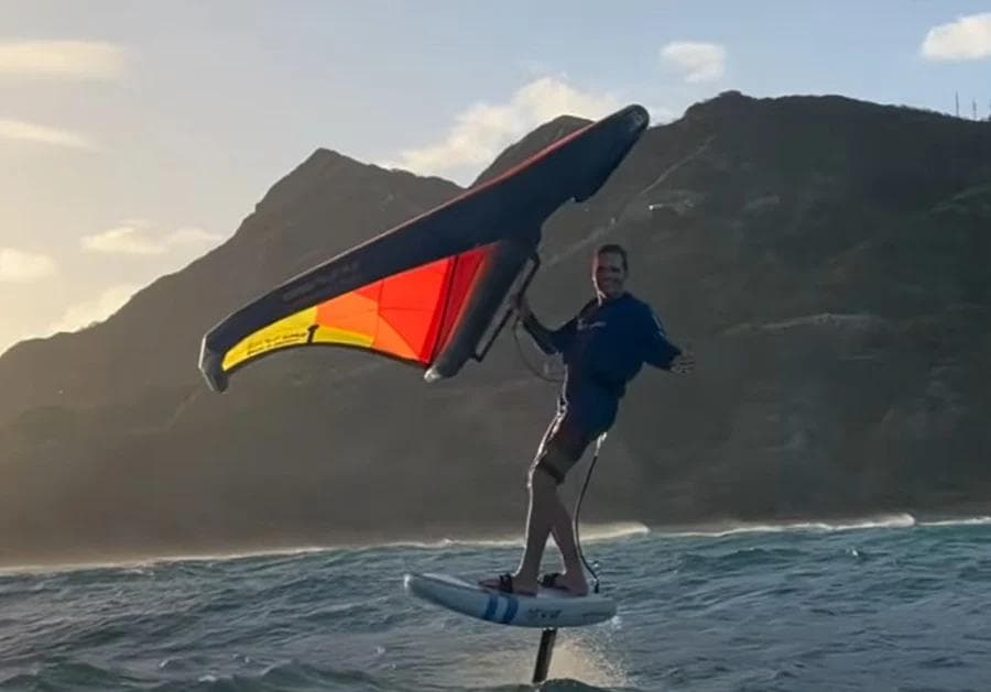 サーフィン・ボディボード eFoilSolutions Retracting Leash Waist